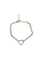Open hart armband goud - Sieraden - Spiritueelboek.nl