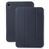 Lunso iPad 11 inch (2025) A16 - Tri-Fold Bookcase hoes - Donkerblauw