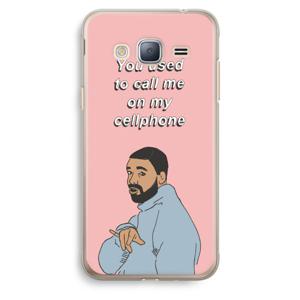 Hotline bling: Samsung Galaxy J3 (2016) Transparant Hoesje