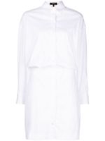 Theory robe-chemise à manches longues - Blanc