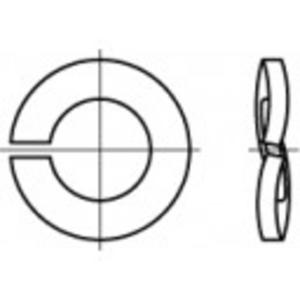 TOOLCRAFT 105849 Veerring Binnendiameter: 20.2 mm DIN 128 Verenstaal Verzinkt 100 stuk(s)