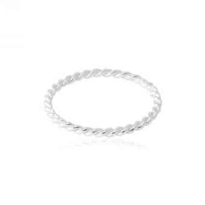 Zilveren Ring "Etéreo" Maat 18 (Sterling Zilver 925)