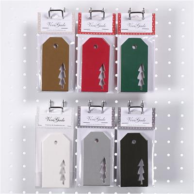 Vivi Gade Cadeaulabels, kerstboom, afm 5x10 cm, 300 gr, 6x10 doos/ 1 doos