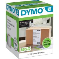 Dymo etiketten LabelWriter ft 104 x 159 mm, wit, 220 etiketten