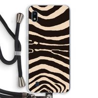 Arizona Zebra: Samsung Galaxy A10 Transparant Hoesje met koord