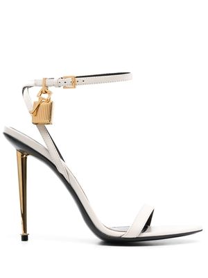 TOM FORD sandales Padlock 120 mm - Blanc