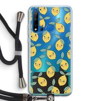 Citroenen: Huawei P20 Lite (2019) Transparant Hoesje met koord