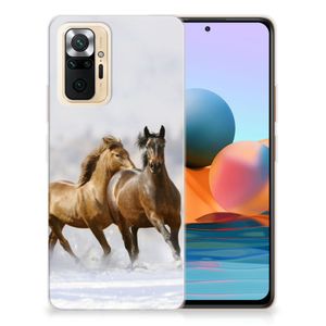 Xiaomi Redmi Note 10 Pro TPU Hoesje Paarden