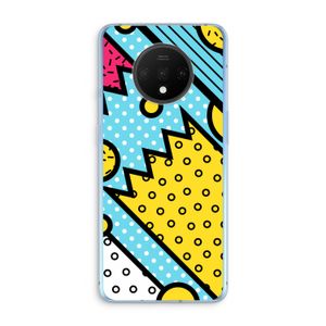 Pop Art #1: OnePlus 7T Transparant Hoesje