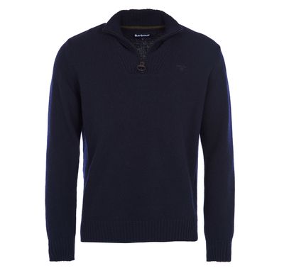 Herentrui Essential lambswool half zip navy