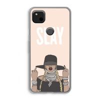 Slay All Day: Google Pixel 4a Transparant Hoesje