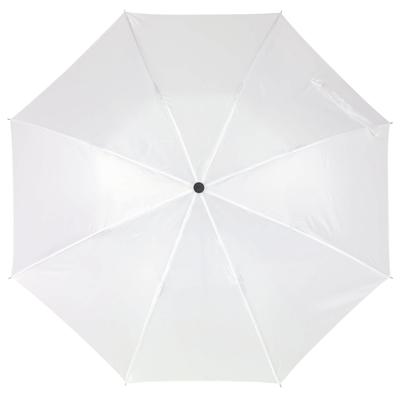 Bruiloft paraplu bruid/bruidegom - wit - opvouwbaar - compact - dia 85 cm