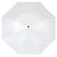 Bruiloft paraplu bruid/bruidegom - wit - opvouwbaar - compact - dia 85 cm