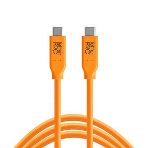 Tether Tools TetherPro USB-C to USB-C 3m oranje