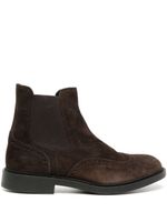 Fratelli Rossetti bottines en daim à découpes - Marron