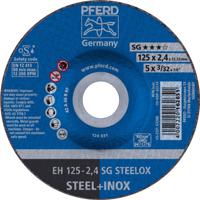 PFERD SG STEELOX 61341222 Doorslijpschijf gebogen 125 mm 25 stuk(s) RVS, Staal - thumbnail