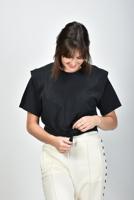 Isabel Marant t-shirt Zelikia TS0042FA-A1N41I black Isabel Marant t-shirt Zelikia TS0042FA-A1N41I black
