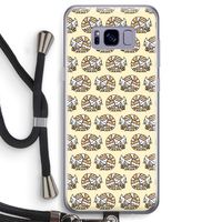 Slapende poes: Samsung Galaxy S8 Transparant Hoesje met koord Slapende poes: Samsung Galaxy S8 Transparant Hoesje met koord