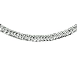 Zilveren Ketting Gourmet 7,4 mm x 45 cm lang