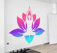 Stickers sport Mandala en yoga zelfklevende sticker