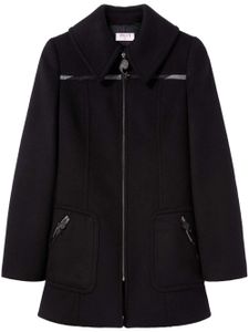 PUCCI manteau zippé à col oversize - Noir