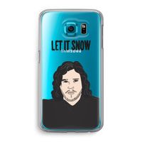 Let It Snow: Samsung Galaxy S6 Transparant Hoesje