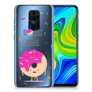 Xiaomi Redmi Note9 Siliconen Case Donut Roze