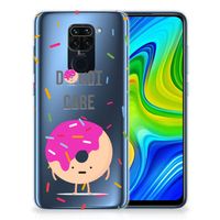 Xiaomi Redmi Note9 Siliconen Case Donut Roze