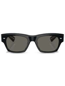 Oliver Peoples lunettes de soleil Kasdan à monture rectangulaire - Noir