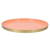 Daan Kromhout Dienblad marrakech perzik goudkleurig 40 cm | 4 stuks