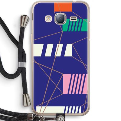 Gestalte 5: Samsung Galaxy J3 (2016) Transparant Hoesje met koord