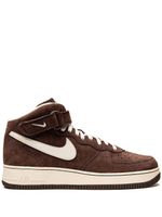 Nike baskets montantes Air Force 1 '07 QS - Marron - thumbnail