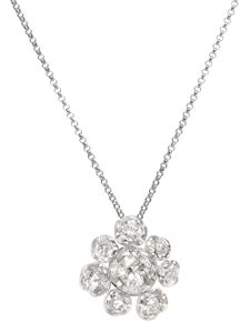 Annoushka collier Whoopsie Daisy en or blanc 18ct pavé de diamants - Argent