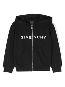 Givenchy Kids casquette à logo imprimé - Noir