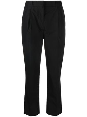 Prada pantalon de tailleur à coupe courte - Noir