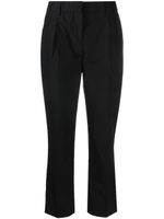 Prada pantalon de tailleur à coupe courte - Noir