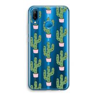 Cactus Lover: Huawei P20 Lite Transparant Hoesje