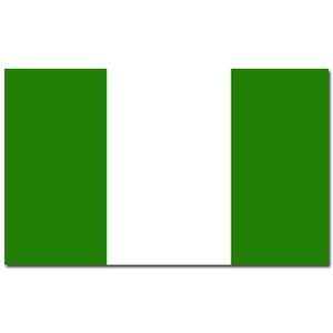 Vlag Nigeria 90 x 150 cm feestartikelen