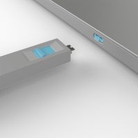 Lindy 40465 poortblokker Poortblokker + sleutel USB Type-C Blauw Acrylonitrielbutadieenstyreen (ABS) 1 stuk(s) - thumbnail