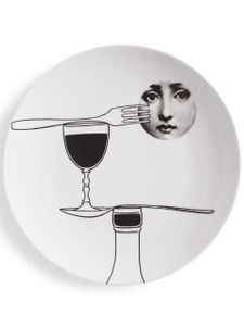 Fornasetti assiette décorative Tema e Variazioni n.136 - Blanc