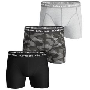3-Pack Boxers Shadeline Camo Grey