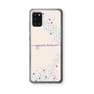 Sterren: Samsung Galaxy A31 Transparant Hoesje