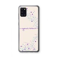 Sterren: Samsung Galaxy A31 Transparant Hoesje