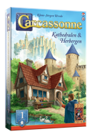999 Games Carcassonne: Kathedralen & Herbergen Uitbreiding 1