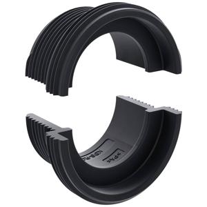 CONTA-CLIP KDS-RGA M32 BK Schroefdraad- en vergrendelingsadapter Plaatdikte (max.): 7 mm Polyamide 6.6 Zwart 5 stuk(s)