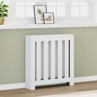 VidaXL Radiatorombouw 78x20x82 cm bewerkt hout wit