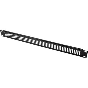 LogiLink PN111B 19 inch Afdekking voor patchkast 1 HE Geperforeerd Zwart