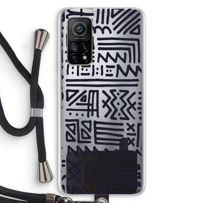 Marrakech print: Xiaomi Mi 10T 5G Transparant Hoesje met koord