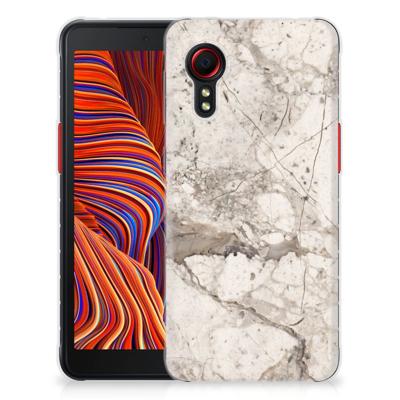 Samsung Galaxy Xcover 5 | TPU | Siliconen hoesje | Marmer Beige