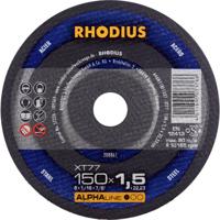 Rhodius 208861 Doorslijpschijf recht 150 mm 1 stuk(s) Staal